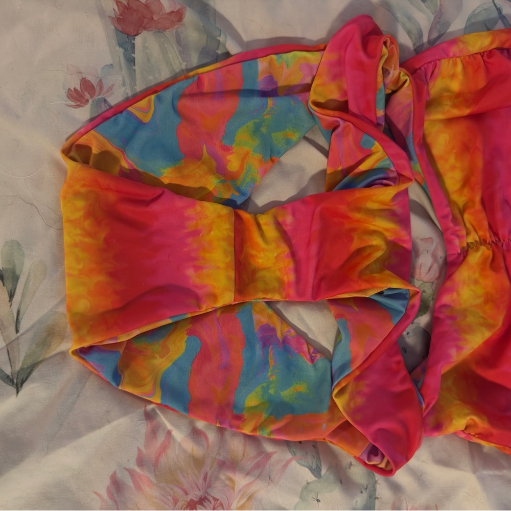 moana bikini monokini heatwave 2.0 Swirl - Pink, Orange, Blue - Picture 3 of 3